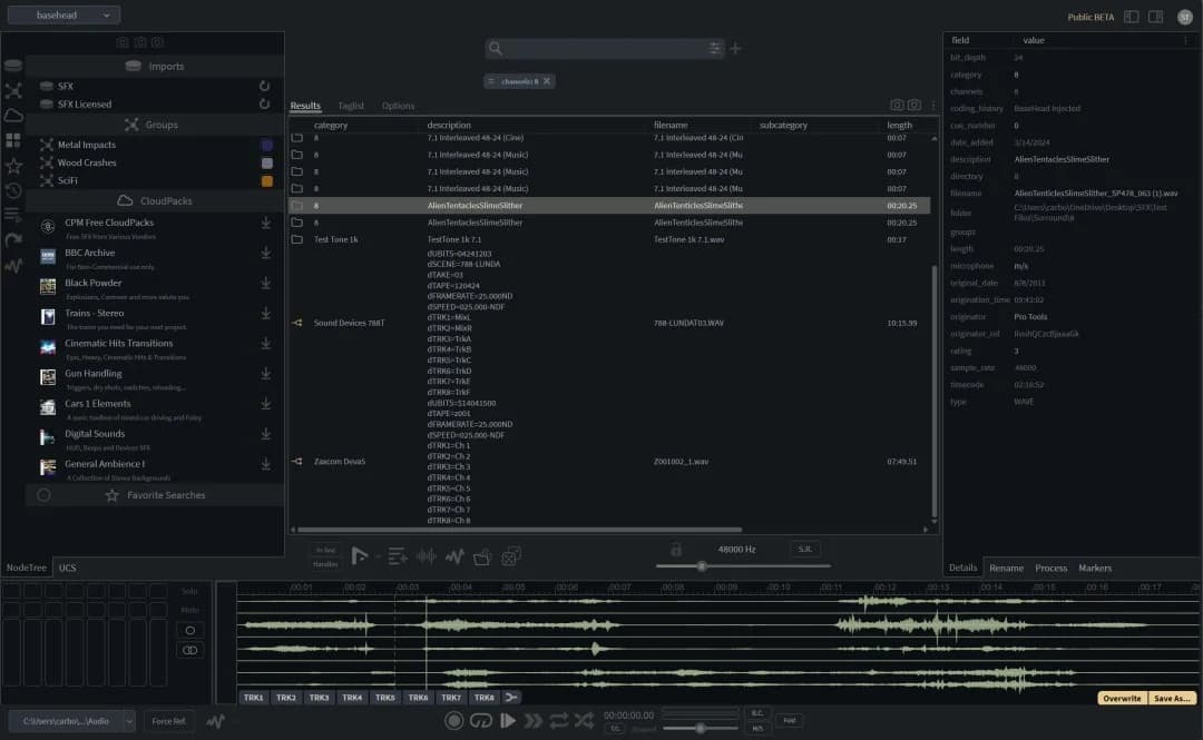 BaseHead: main-window image supplied on the official website. Image: BaseHead.